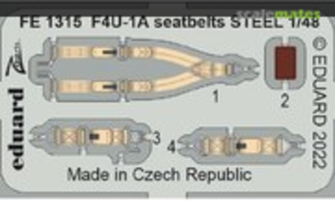 1:48 F4U-1A seatbelts (Eduard FE1315)