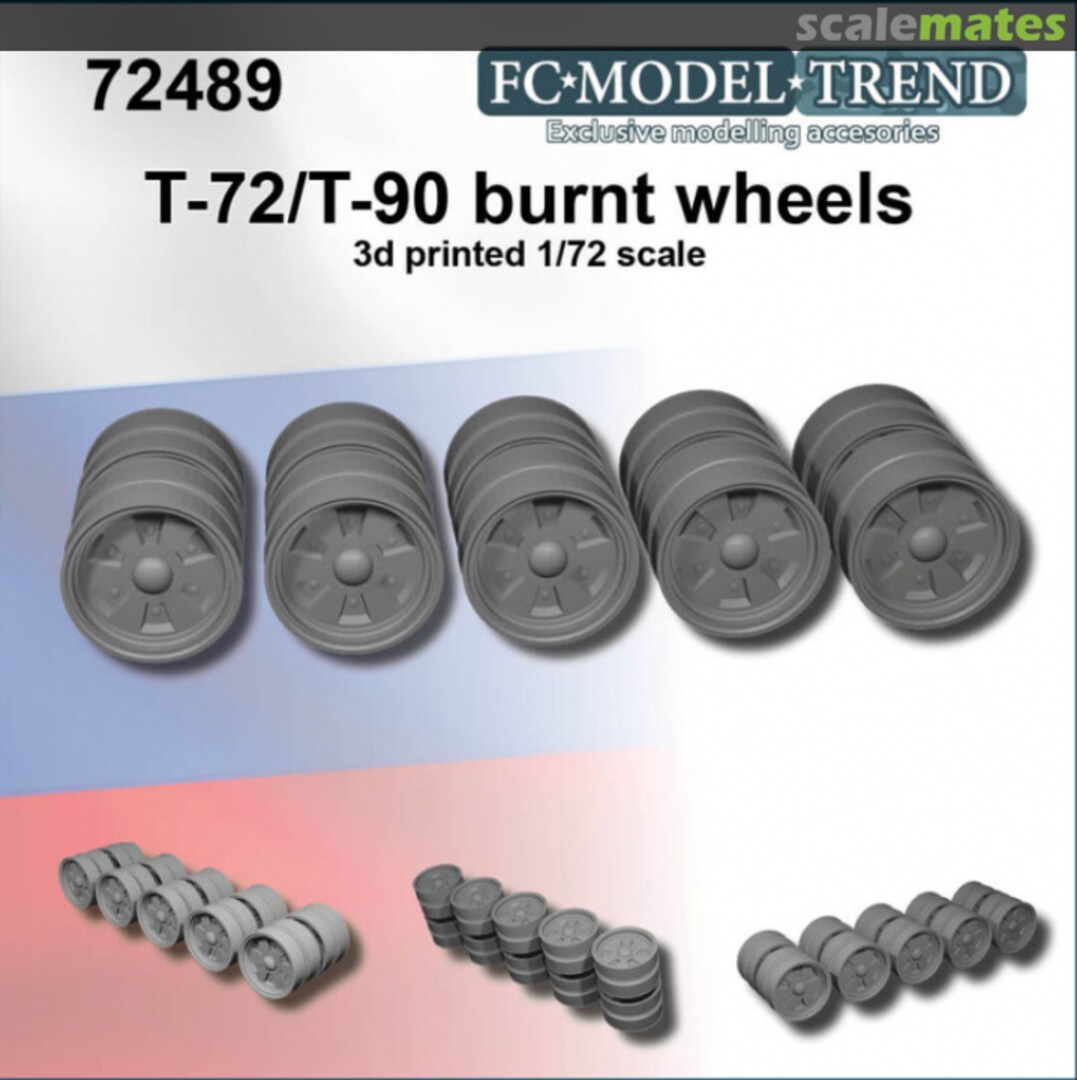 Boxart T-72 / T-90 burnt wheels 72489 FC Model Trend Boxart T-72 / T-90 burnt wheels 72489 FC Model Trend