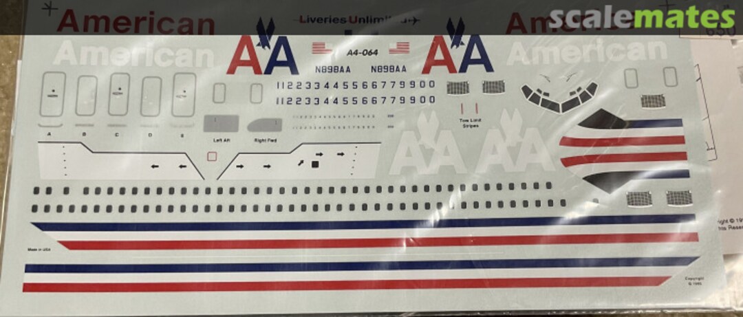 Boxart American Airlines 727 A4-064 Liveries Unlimited/Airway Graphics Boxart American Airlines 727 A4-064 Liveries Unlimited/Airway Graphics