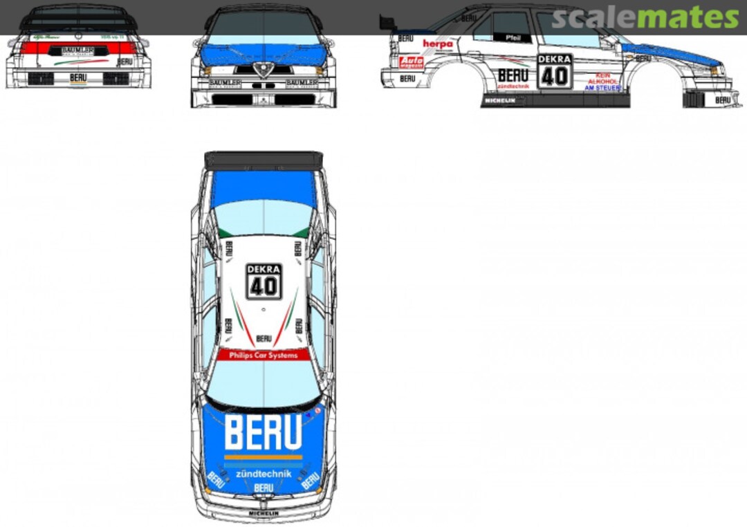 Boxart Alfa 155 DTM 1994 Pfeil n° 40 Unknown Boxart Alfa 155 DTM 1994 Pfeil n° 40 Unknown