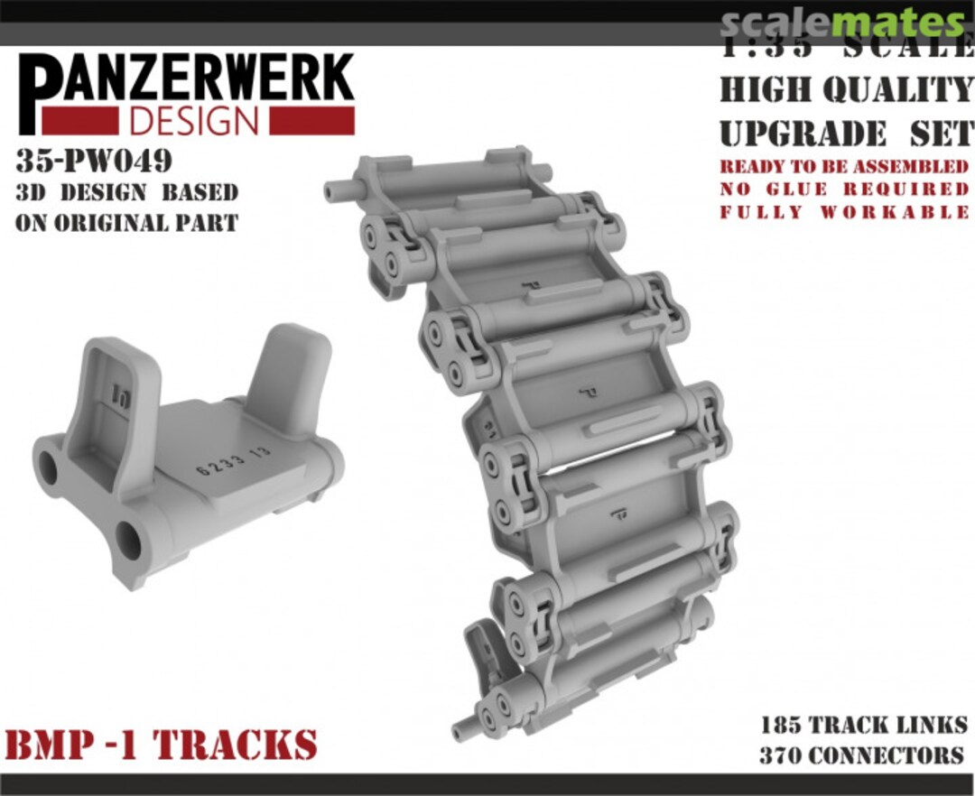 Boxart BMP-1 Tracks 35PW-049 Panzerwerk design Boxart BMP-1 Tracks 35PW-049 Panzerwerk design