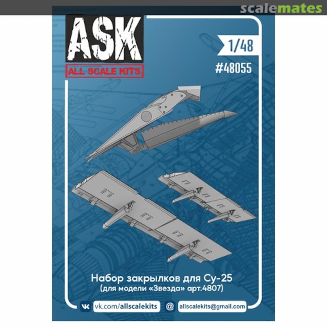 Boxart Su-25 Flaps 48055 All Scale Kits Boxart Su-25 Flaps 48055 All Scale Kits