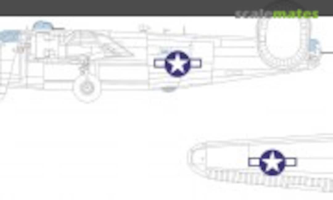 1:72 B-24H US National Insignia AIRFIX (Eduard CX668) CX668