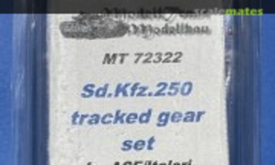 1:72 Sd.Kfz.250 tracked gear set (Modell Trans Modellbau MT 72322) MT 72322