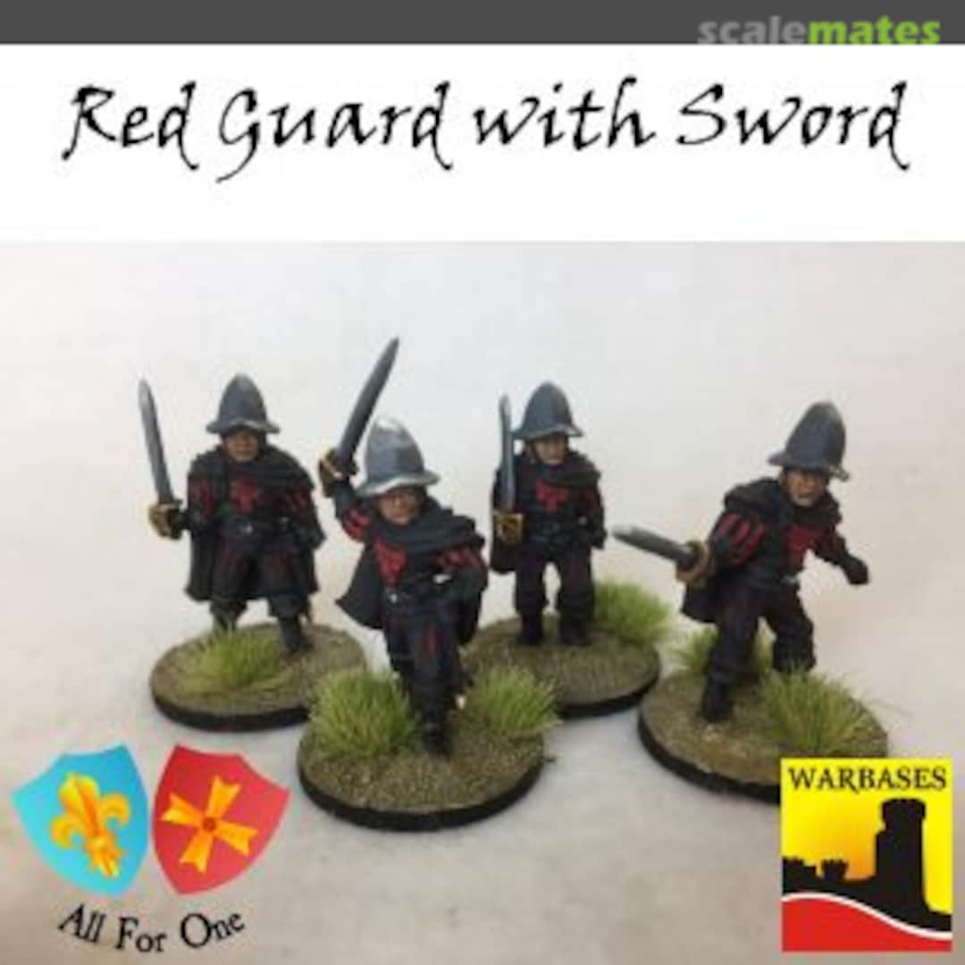 Boxart Red Guard with Sword RED GUARD Warbases Boxart Red Guard with Sword RED GUARD Warbases