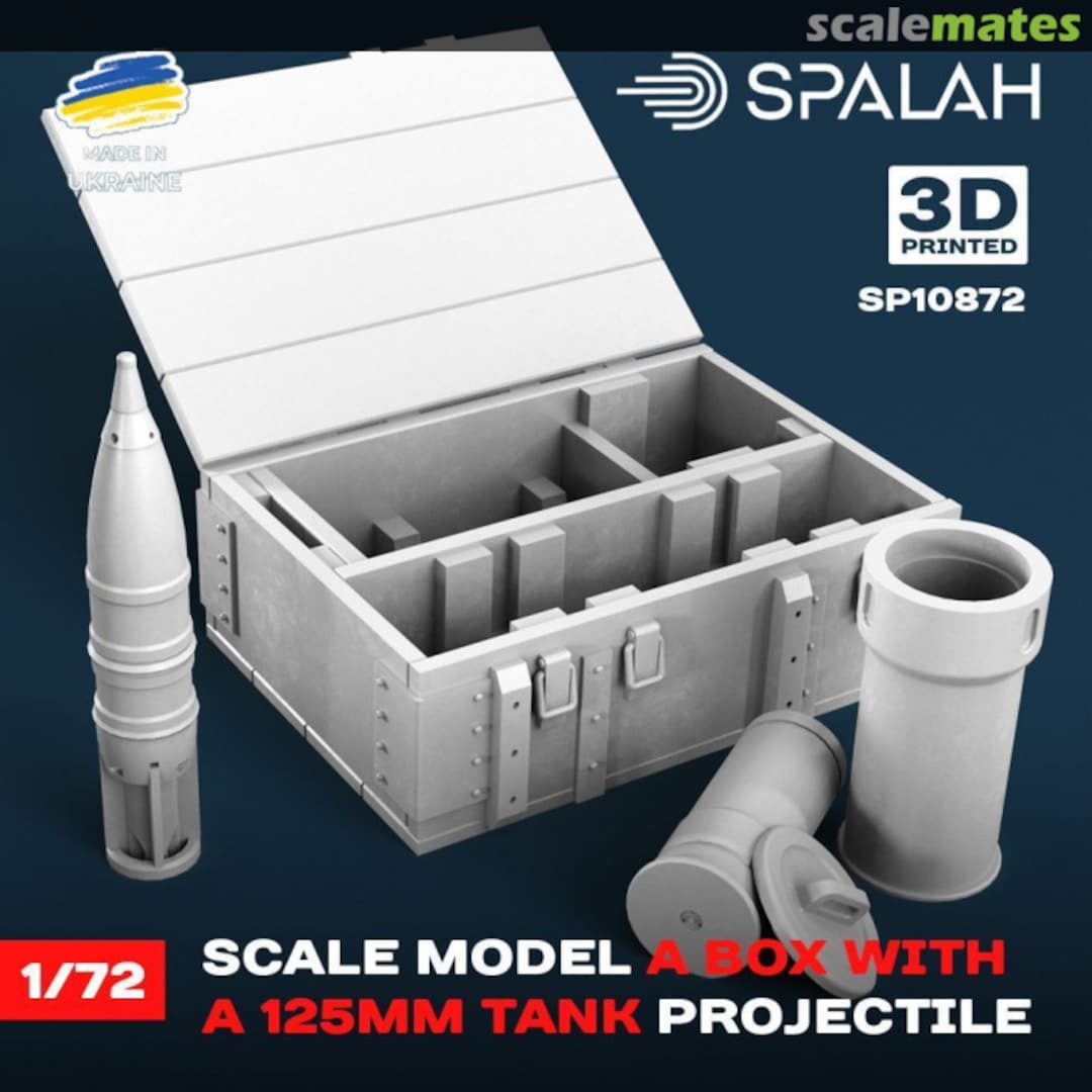 Boxart A box with a 125mm tank shell SP10872 Spalah Boxart A box with a 125mm tank shell SP10872 Spalah
