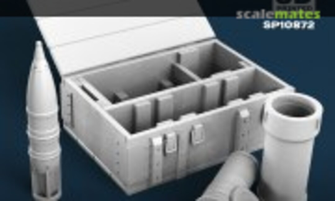 1:72 A box with a 125mm tank shell (Spalah SP10872) SP10872
