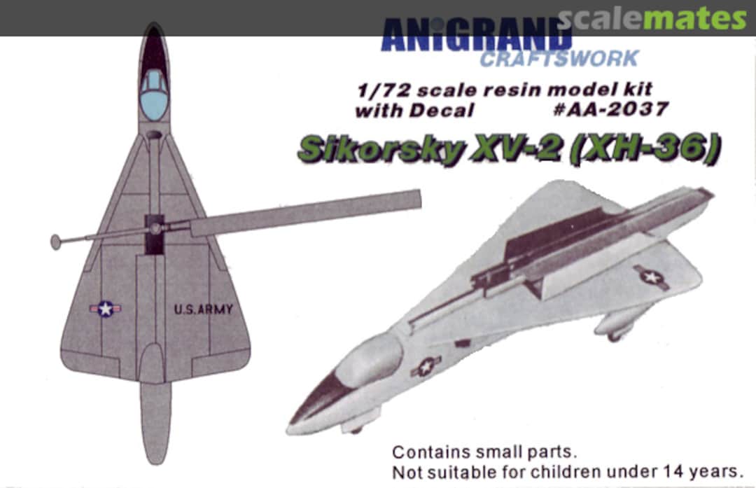Boxart Sikorsky XV-2 (XH-36) AA-2037 Anigrand Craftswork Boxart Sikorsky XV-2 (XH-36) AA-2037 Anigrand Craftswork