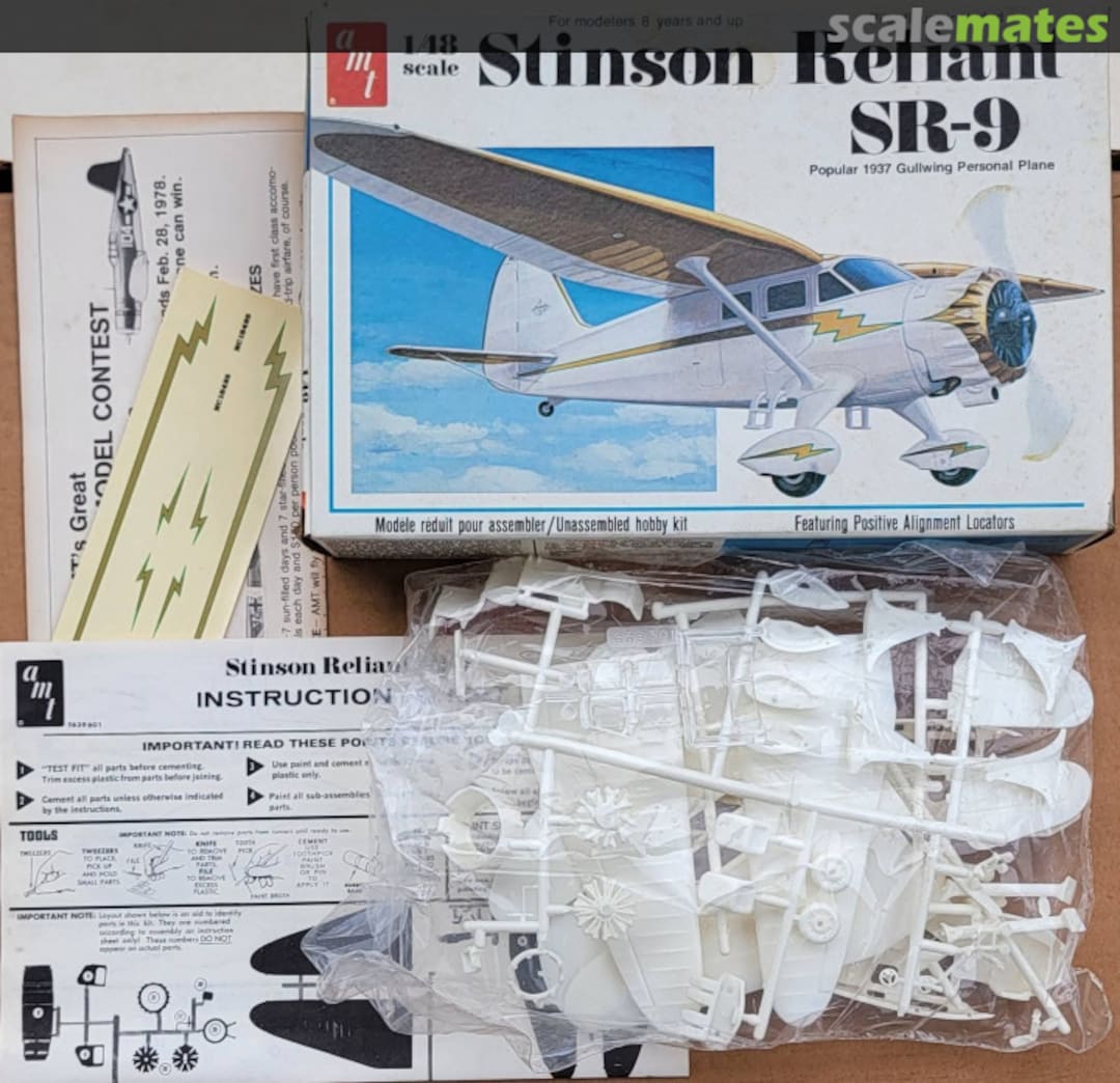 Contents Stinson Reliant SR-9 T639 AMT Contents Stinson Reliant SR-9 T639 AMT