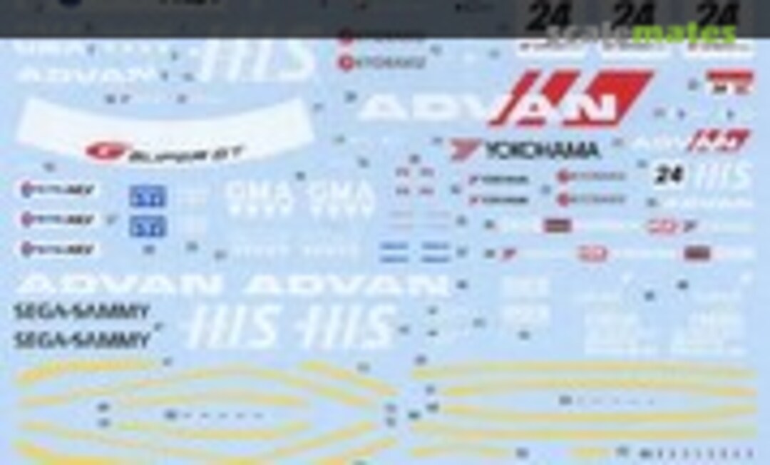 1:24 Nissan GT-R 2009 HIS (Shunko Models SHK-D060) SHK-D060