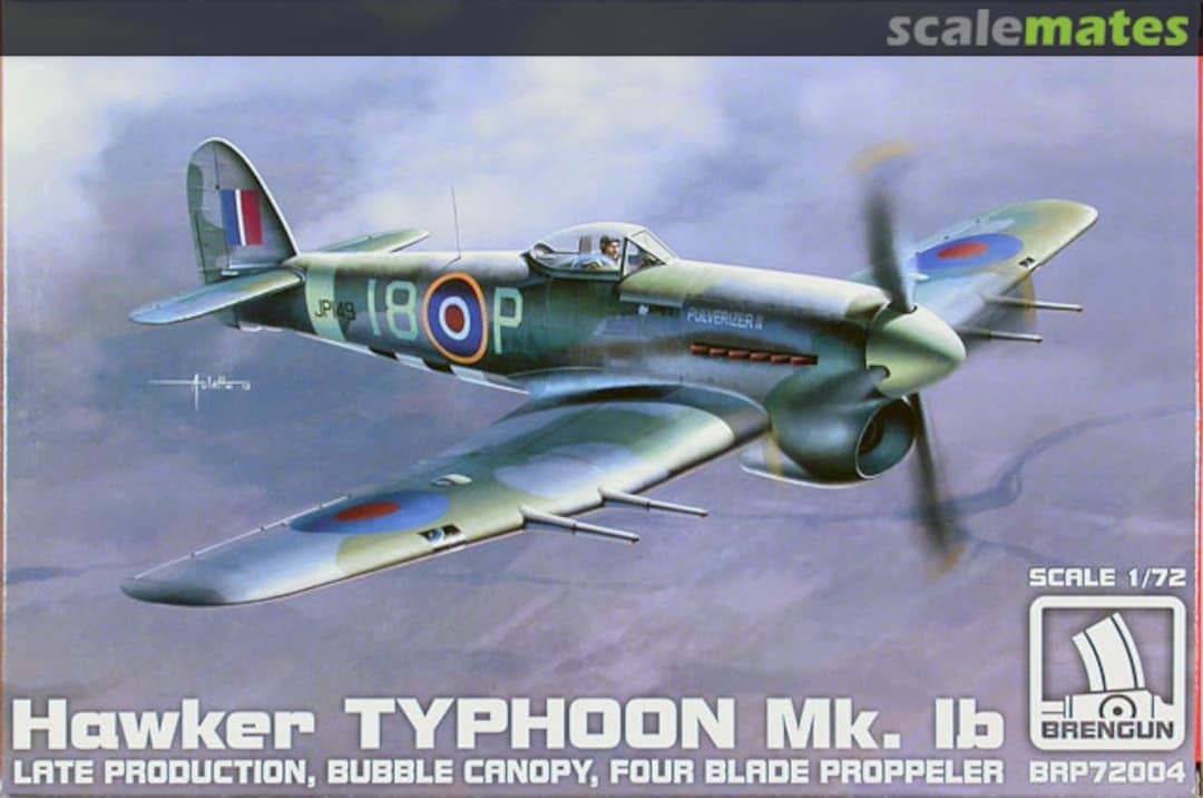 Boxart Hawker Typhoon Mk Ib BRP72004 Brengun Boxart Hawker Typhoon Mk Ib BRP72004 Brengun