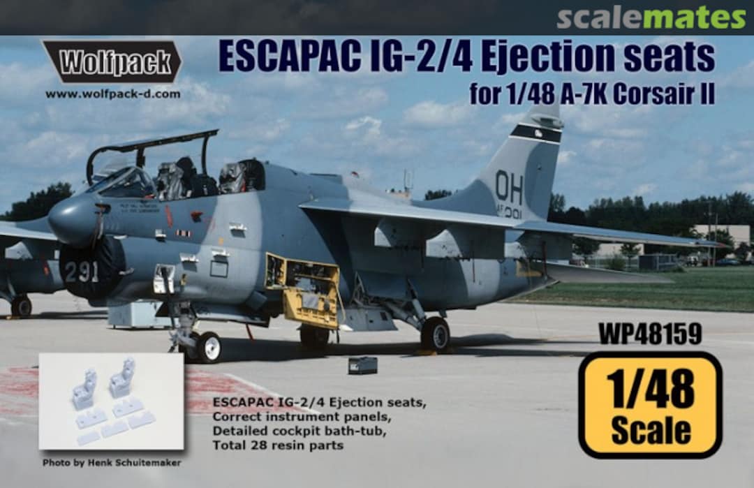 Boxart ESCAPAC IG-2/4 Ejection Seat Set for A-7K WP48159 Wolfpack Boxart ESCAPAC IG-2/4 Ejection Seat Set for A-7K WP48159 Wolfpack