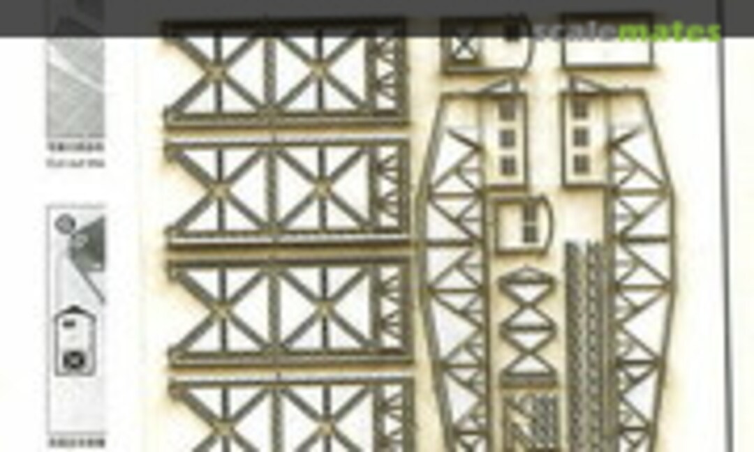1:700 Papercraft Structure (150 Ton Crane) (Shizuoka Model Teaching Material Cooperative 31541) 31541