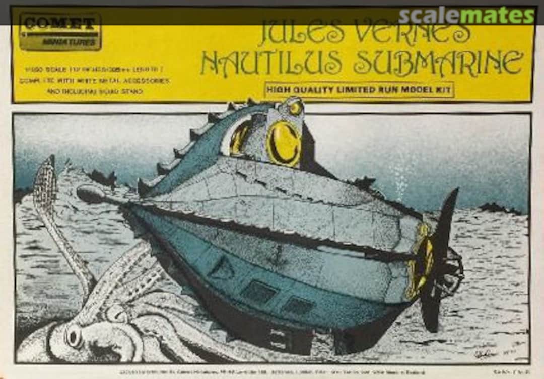 Boxart Nautilus Submarine CM001 Comet Miniatures Boxart Nautilus Submarine CM001 Comet Miniatures