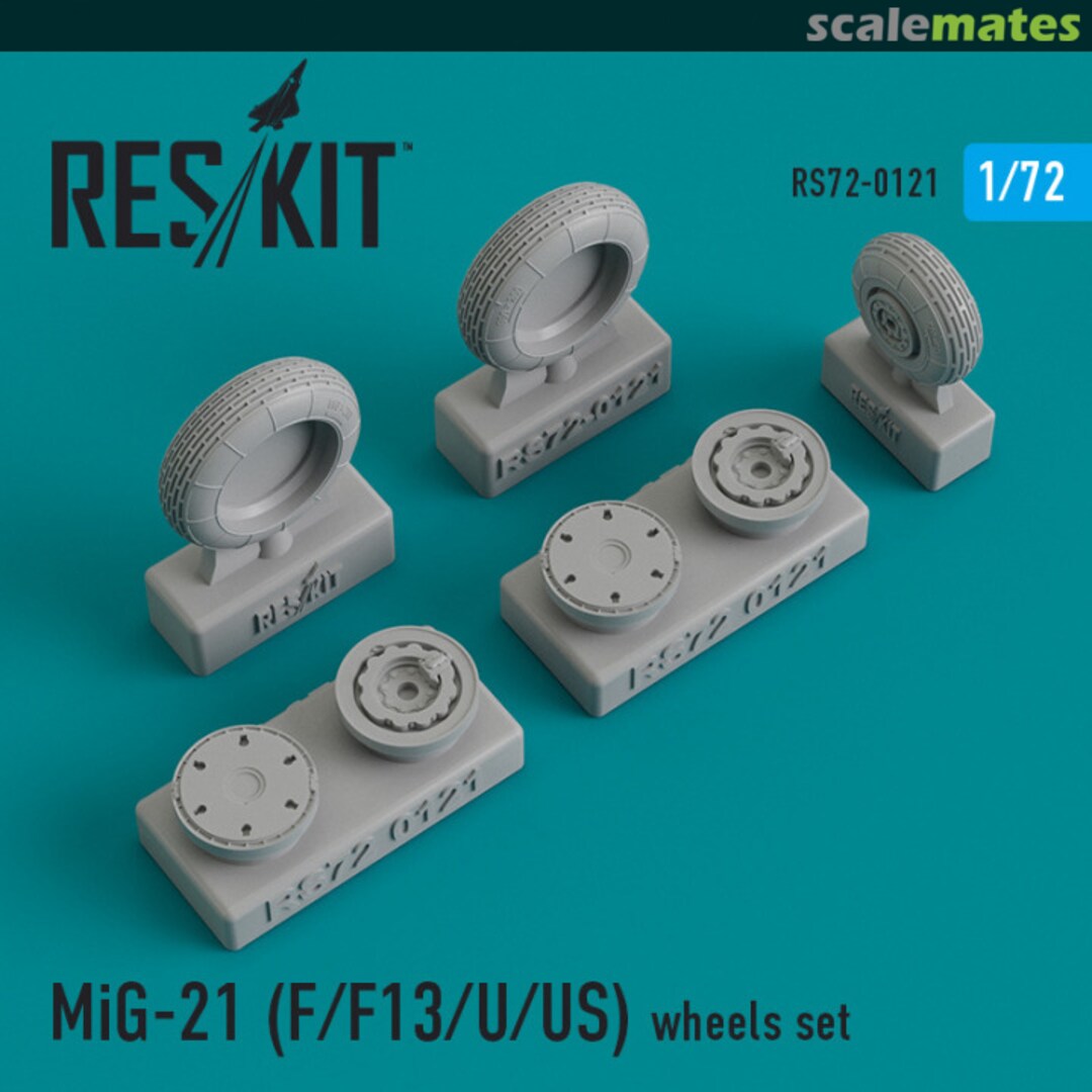Contents MiG-21 (F/F13/U/US) wheels set RS72-0121 ResKit Contents MiG-21 (F/F13/U/US) wheels set RS72-0121 ResKit