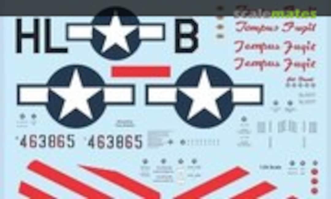 1:24 “Tempus Fugit” TF-51D (Draw Decal 24-P51-152) 24-P51-152