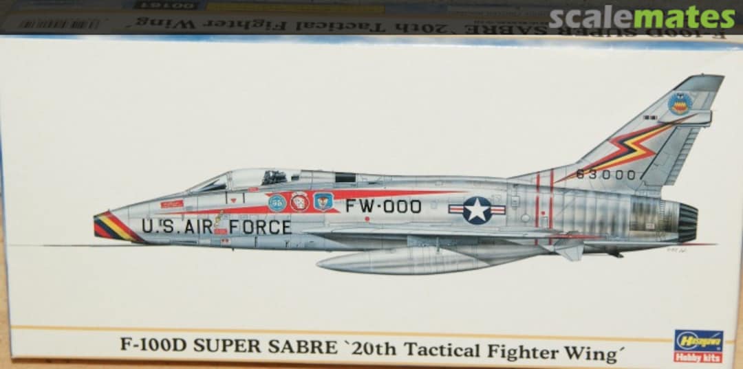 Boxart F-100D Super Sabre `20th Tactical Fighter Wing´ 00161 Hasegawa Boxart F-100D Super Sabre `20th Tactical Fighter Wing´ 00161 Hasegawa