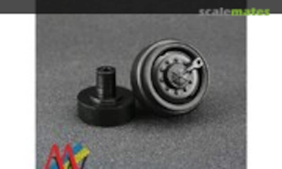 1:43 Rims for Ural-375 and Ural-4320 trucks (Maestro Wheels MW43_R_12-21) MW43_R_12-21