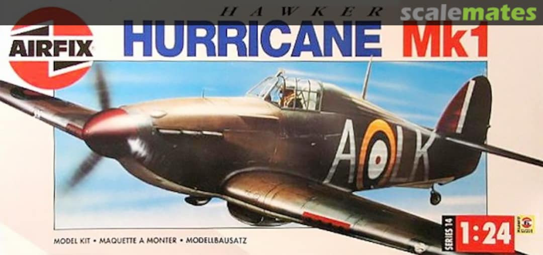 Boxart Hawker Hurricane Mk1 14002 Airfix Boxart Hawker Hurricane Mk1 14002 Airfix