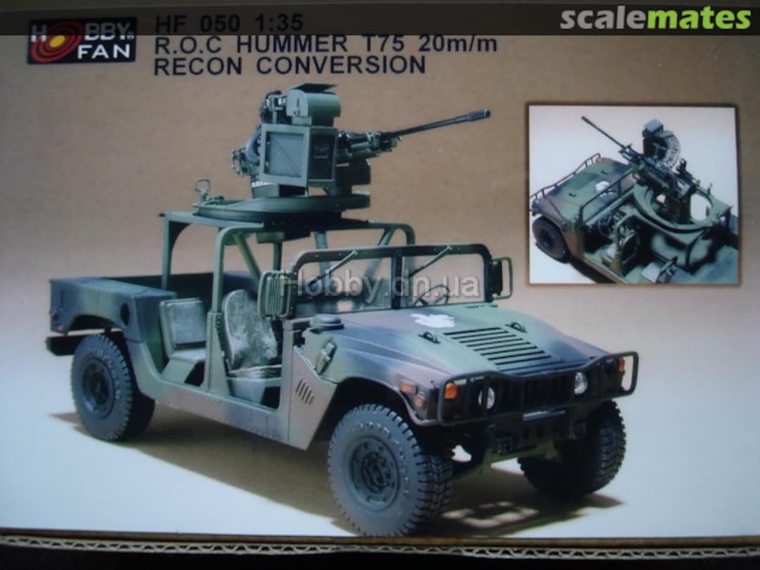 Boxart R.O.C Hummer T75 20m/m Recon Conversion HF050 Hobby Fan Boxart R.O.C Hummer T75 20m/m Recon Conversion HF050 Hobby Fan