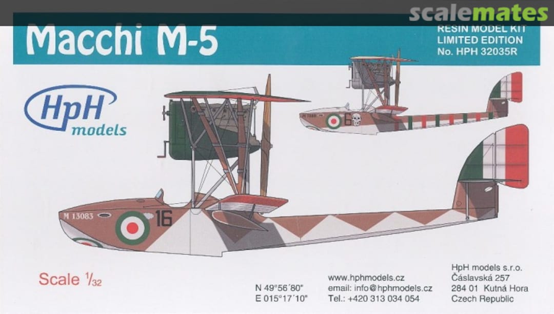 Boxart Macchi M-5 HpH 32035R HpH models Boxart Macchi M-5 HpH 32035R HpH models