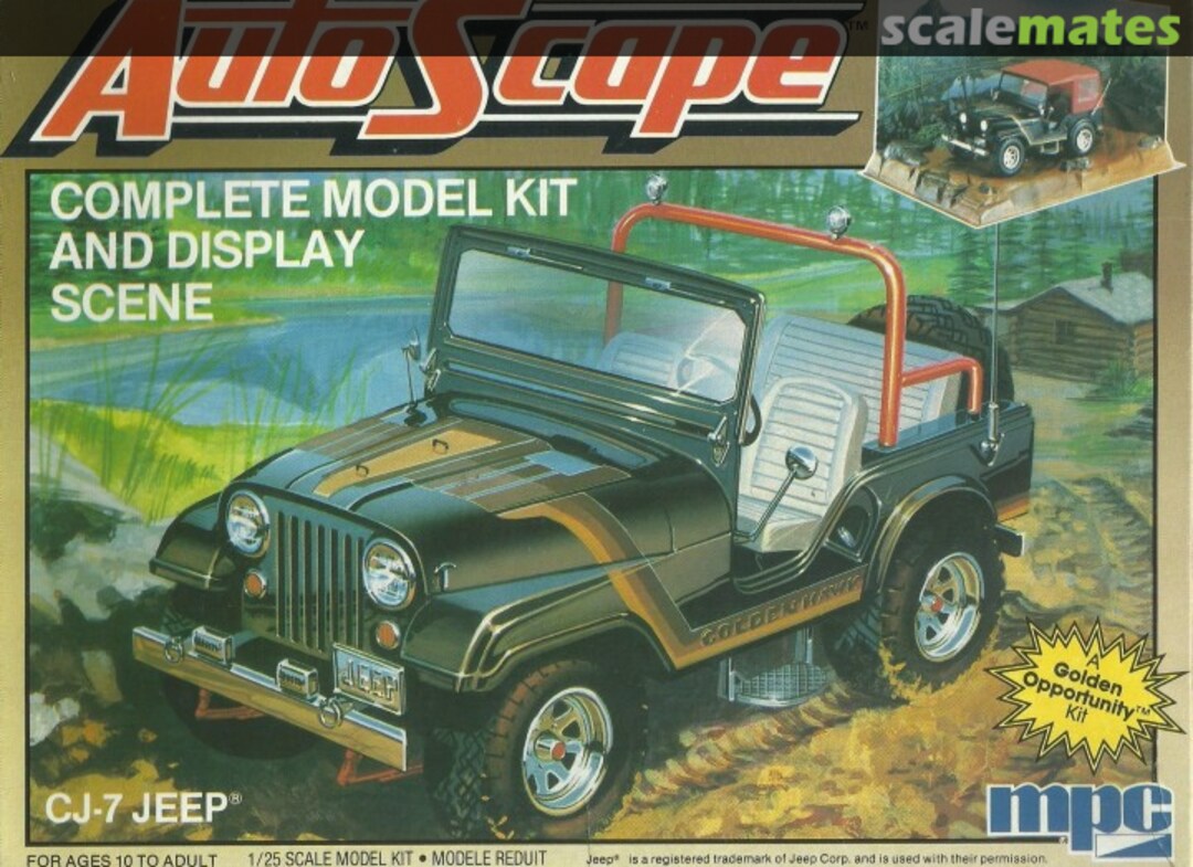 Boxart Auto Scape CJ-5 Jeep 1-0911 MPC