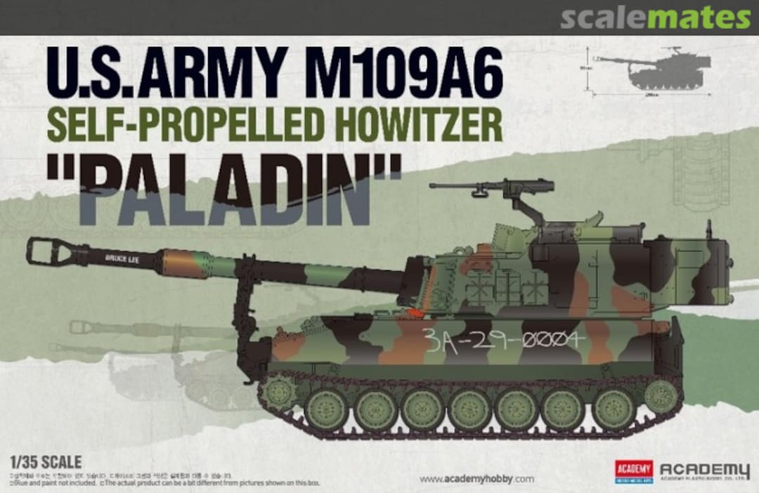 Boxart M109A6 Self-propelled Howitzer "Paladin" 13515 Academy Boxart M109A6 Self-propelled Howitzer "Paladin" 13515 Academy