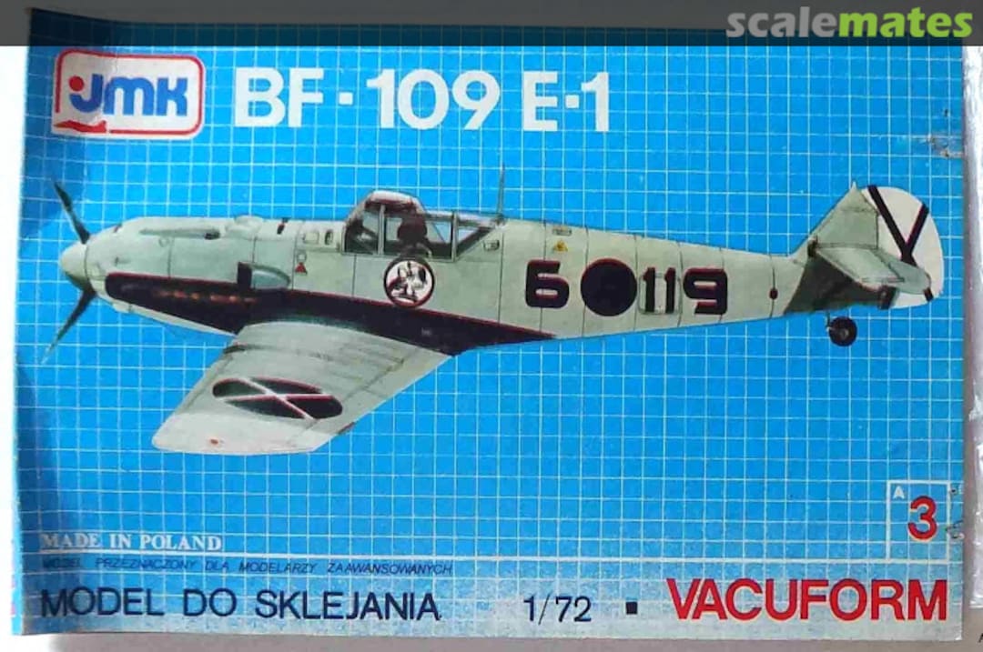 Boxart Bf 109E-1 A3 JMK Boxart Bf 109E-1 A3 JMK