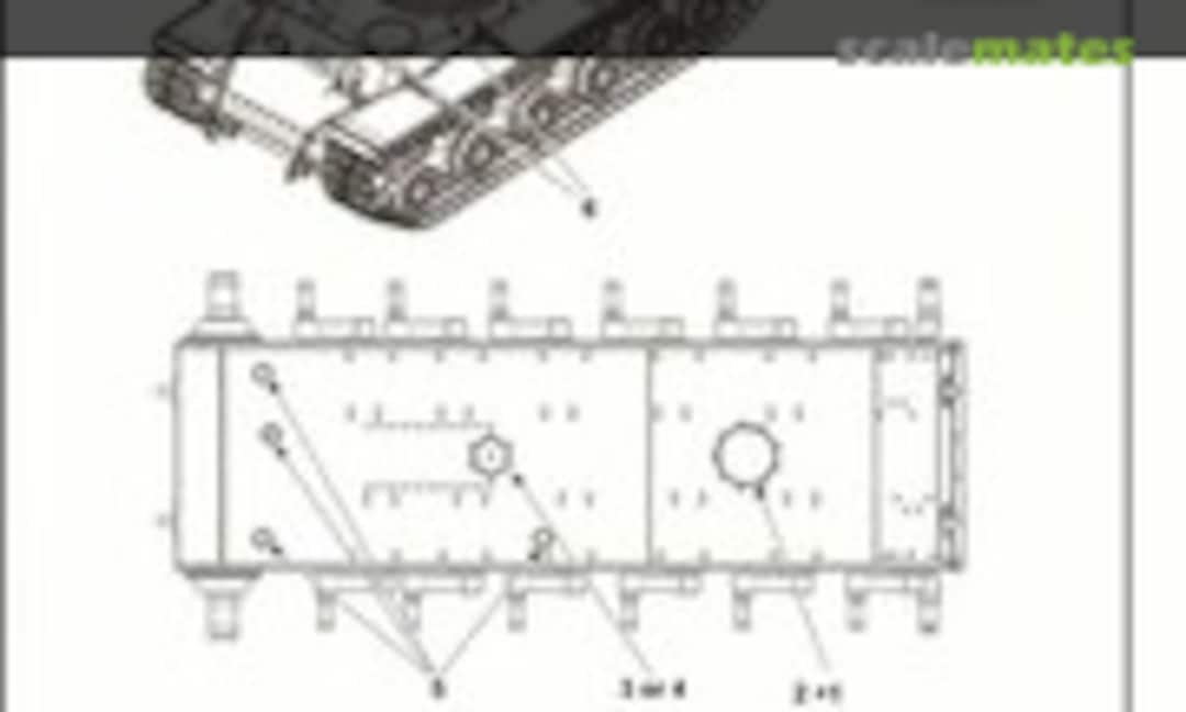 1:35 Photo-etched set Underbody hatches for Soviet KV tanks (North Star NS35047) NS35047