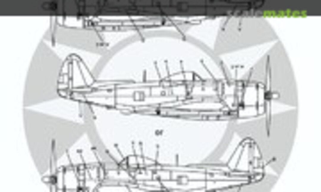 1:72 P-47D/N stencils (Bestfong 72083) 72083