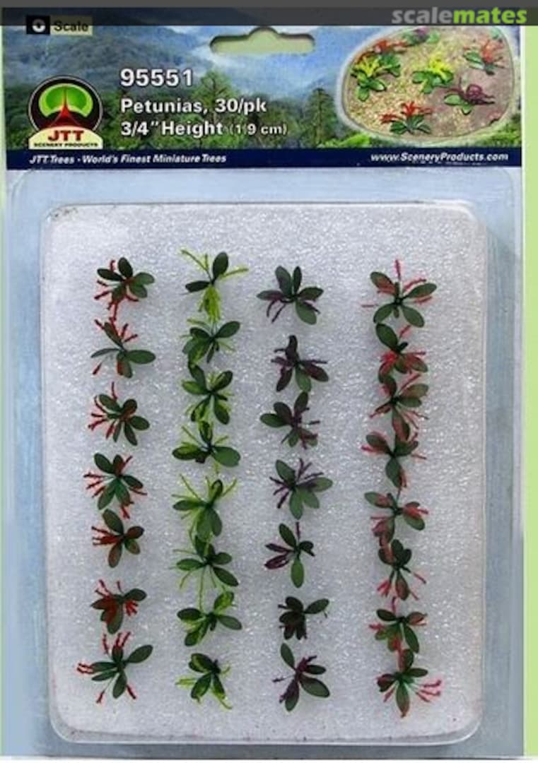 Boxart Petunias 95551 JTT Scenery Products