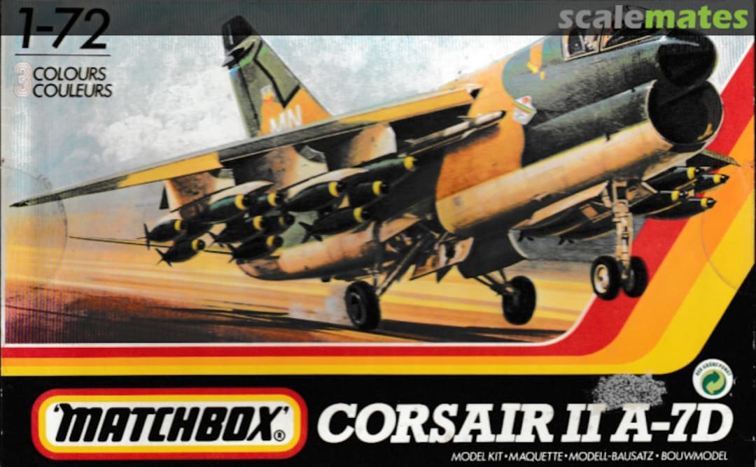 Boxart Corsair II A-7D 40101 Matchbox Boxart Corsair II A-7D 40101 Matchbox