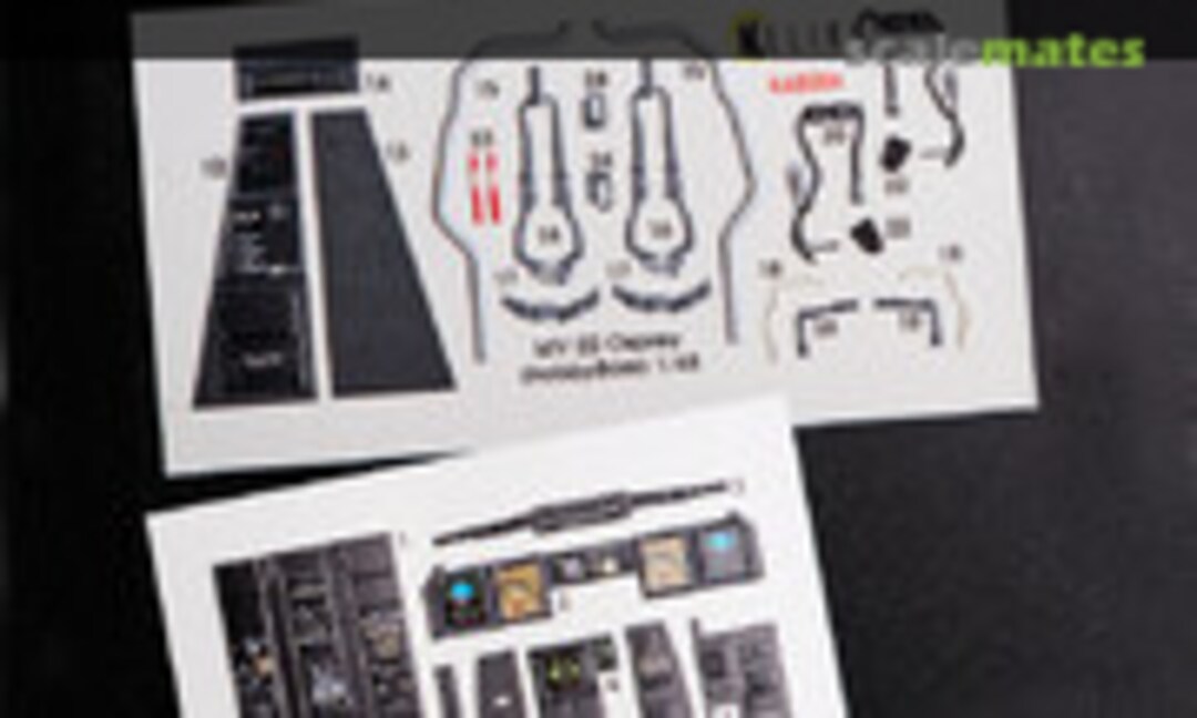 1:48 MV-22 Osprey - interior 3D decals (Kelik K48006) K48006