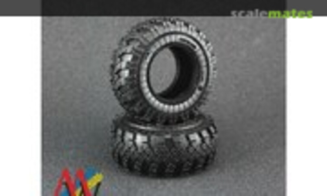 1:43 ID-P284 Tyres for Ural-4320 Truck (Maestro Wheels MW43_T_IDP284) MW43_T_IDP284