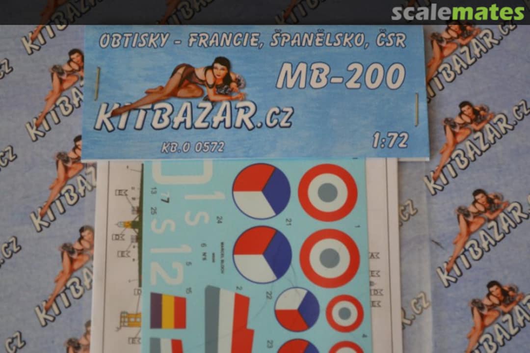 Boxart Marcel Bloch MB-200 KB.O 0572 Kitbazar.cz Boxart Marcel Bloch MB-200 KB.O 0572 Kitbazar.cz
