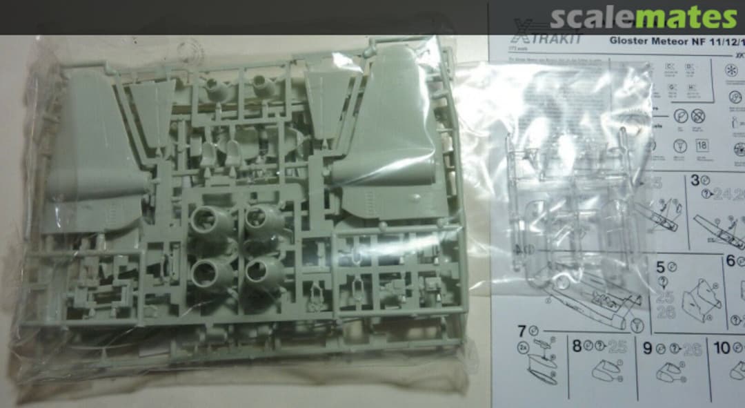 Contents Gloster Meteor NF 11/12/14 XK72002 Xtrakit Contents Gloster Meteor NF 11/12/14 XK72002 Xtrakit