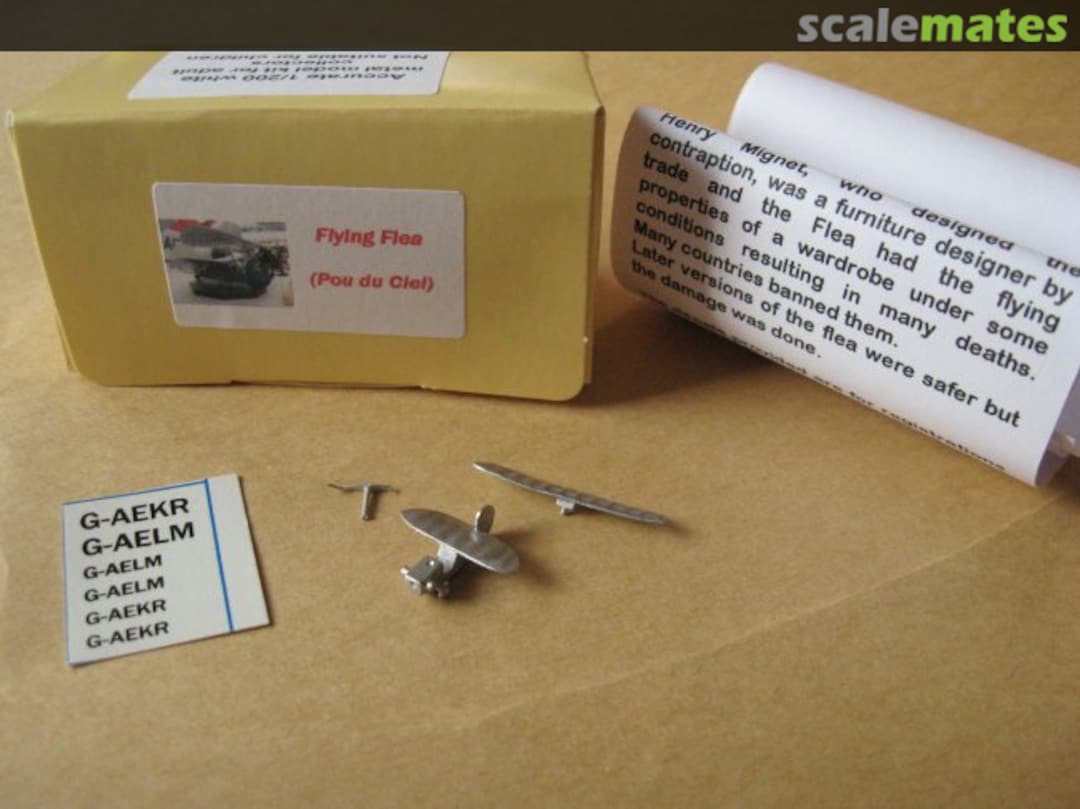 Boxart Flying Flea (Pou du Ciel) Shed Models Boxart Flying Flea (Pou du Ciel) Shed Models