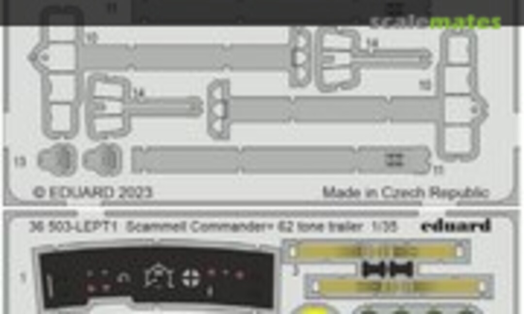 1:35 Scammel Commander w/ 62t semitrailer (Eduard 36503) 36503