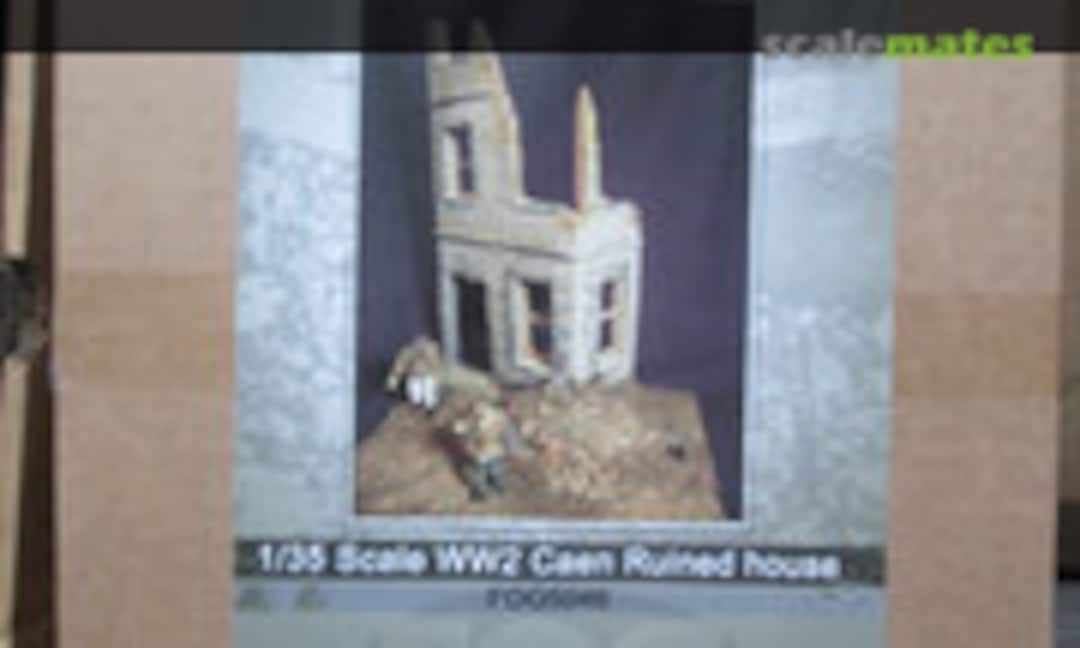 1:35 WW2 Caen Ruined house (Fields of Glory FoG5046) FoG5046