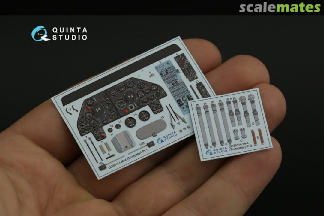 Contents Mi-4 interior 3D decals QD35114 Quinta Studio Contents Mi-4 interior 3D decals QD35114 Quinta Studio