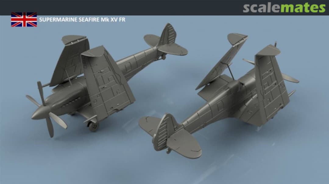 Boxart Supermarine Seafire Mk.XV FR folded wings - 3D printing (5 pcs) 3D700378 L'Arsenal Boxart Supermarine Seafire Mk.XV FR folded wings - 3D printing (5 pcs) 3D700378 L'Arsenal