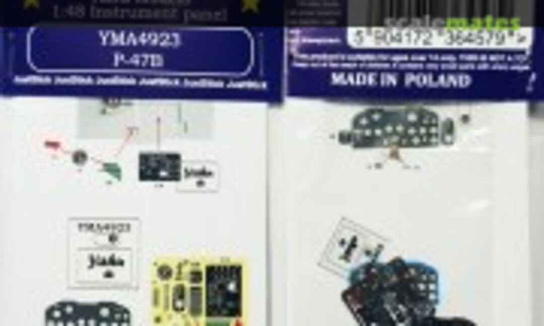 1:48 P-47B Instrument Panel (Yahu Models YMA4923) YMA4923