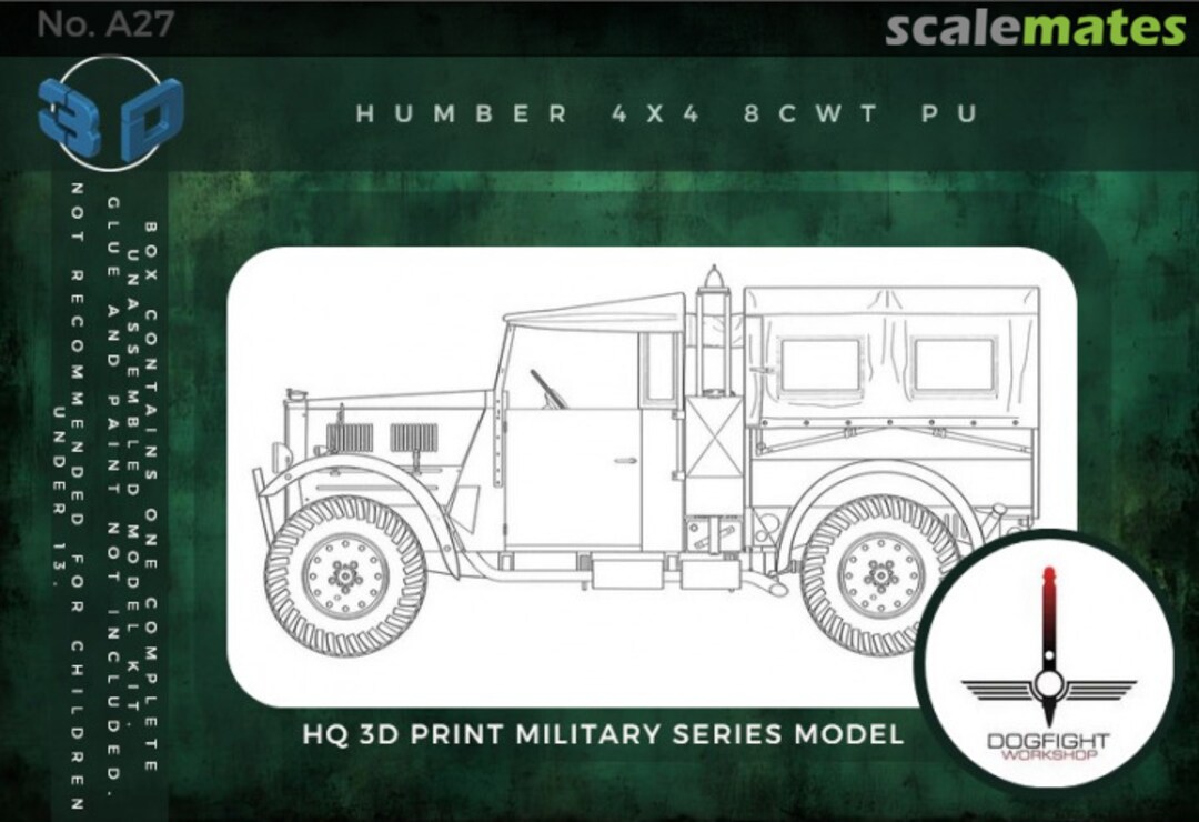 Boxart British Humber 4x4 8cwt PU 72A27 Dogfight Workshop Boxart British Humber 4x4 8cwt PU 72A27 Dogfight Workshop