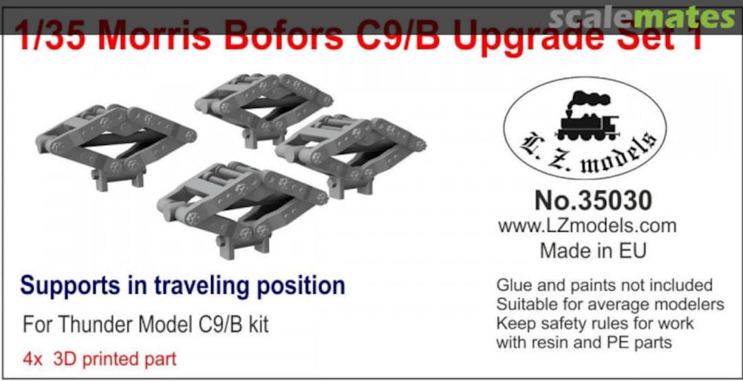 Boxart Morris Bofors C9/B upgrade set 1 35030 L.Z. Models Boxart Morris Bofors C9/B upgrade set 1 35030 L.Z. Models