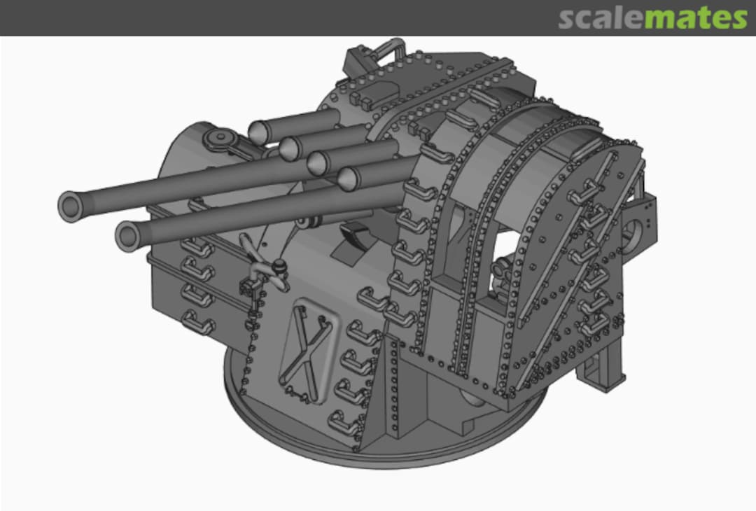 Boxart 12.7 cm/40 Type 89 naval gun late SP70047 serpent model Boxart 12.7 cm/40 Type 89 naval gun late SP70047 serpent model