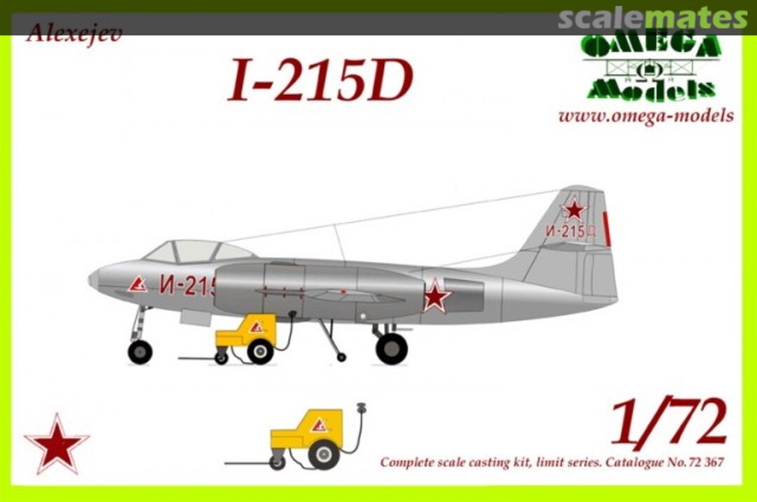 Boxart Alexejev I-215D 72 367 Omega Models Boxart Alexejev I-215D 72 367 Omega Models