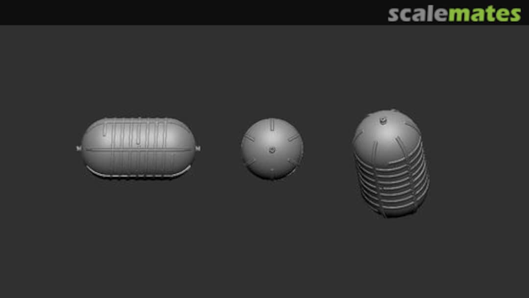 Boxart Set of Oxygen Tanks for US WWII Bombers L002-48 Firma49 Boxart Set of Oxygen Tanks for US WWII Bombers L002-48 Firma49