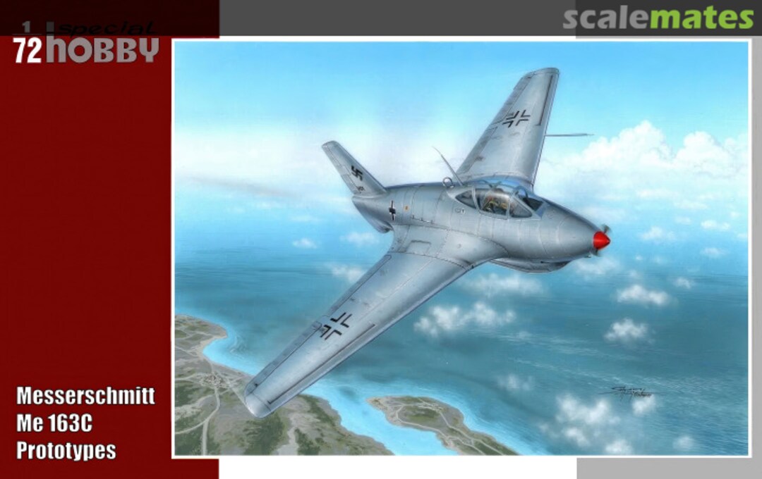 Boxart Messerschmitt Me 163C Prototypes SH72258 Special Hobby Boxart Messerschmitt Me 163C Prototypes SH72258 Special Hobby