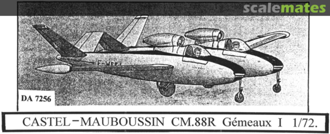 Boxart Castel-Mauboussin CM.88R Gemeaux I DA7256 Dujin Boxart Castel-Mauboussin CM.88R Gemeaux I DA7256 Dujin