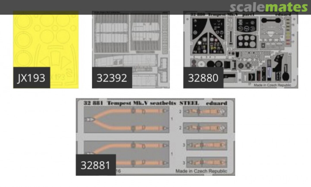 Contents TEMPEST Mk.V BIG3370 Eduard Contents TEMPEST Mk.V BIG3370 Eduard